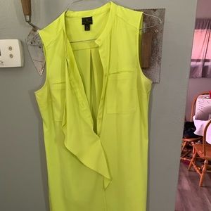 Worthington dress neon yellow